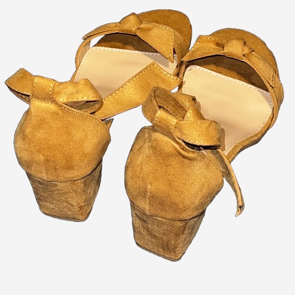 Coutgo Women’s Bowknot, Round Open Toe, MidBlock Heel Dress Shoes, 8.5, NWT 👡 - Picture 8 of 16